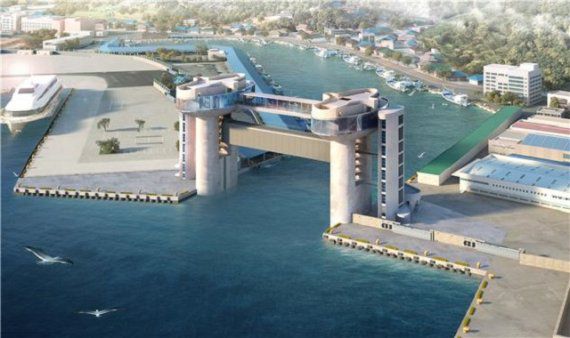 삼척시는 총사업비 470억 원이 투자되는 삼척시 정라항 일원 지진해일 침수방지시설이 오는 내년 6월 완공될 계획이다 고 밝혔다. 사진=삼척시 제공