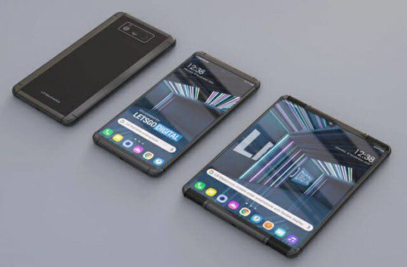 LG전자 '롤러블 스마트폰' 랜더링 이미지 출처=레츠고디지털