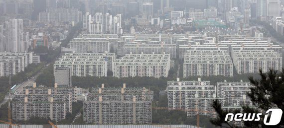 서울 강남구의 한 아파트 단지 전경