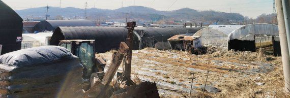 여섯번째 3기신도시 '광명시흥'에 포함된 경기도 광명 노온사동 일대 농지. 사진=박지영 기자