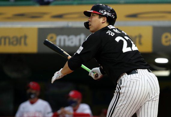 최근 5경기서 3방의 대포를 날린 LG 트윈스 김현수. /사진=뉴시스화상