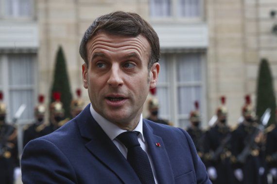 에마뉘엘 마크롱 프랑스 대통령. AP뉴시스