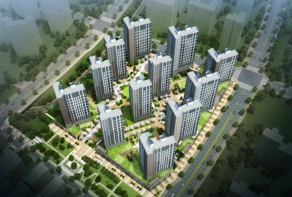 반도건설이 충남 내포신도시에 첫 선보이는 '내포신도시 반도유보라(가칭)' 조감도