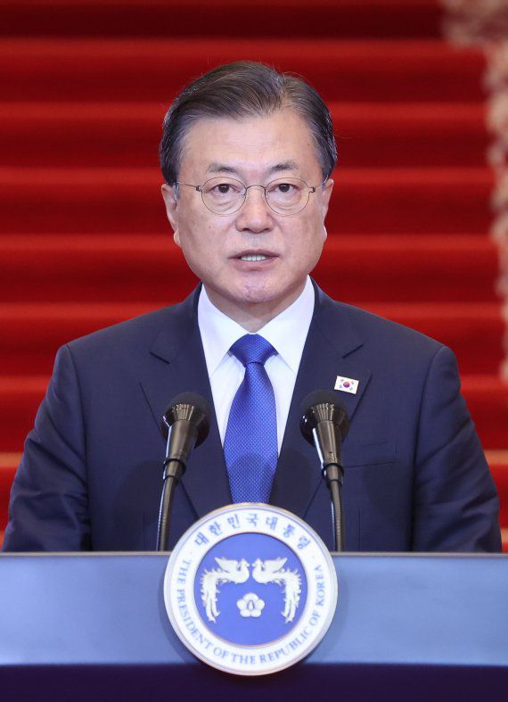 [서울=뉴시스]문재인 대통령의 모습. (사진=뉴시스DB). 2021.08.17. amin2@newsis.com /사진=뉴시스