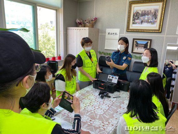 경복대학교 복지행정학과 BTS봉사단 13일 ‘유니(University) POL’ 재능기부 진행. 사진제공=경복대
