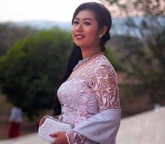 군정 구타에 음독까지 한 미얀마 여대생 마소미미초. 현지매체 이라와디 홈페이지 캡처