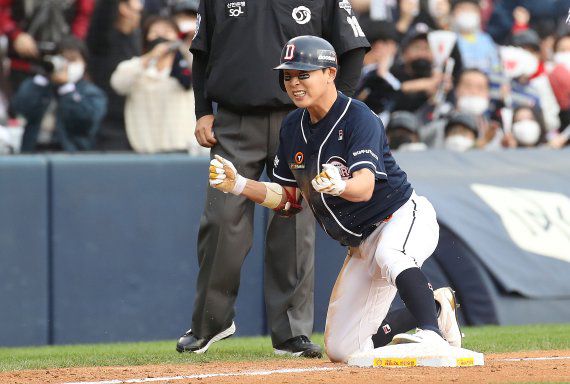 준플레이오프 MVP 두산 정수빈. /사진=뉴스1