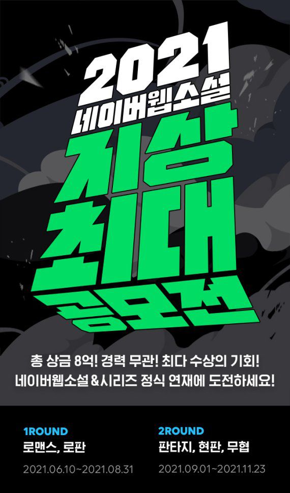 ‘2021 지상최대공모전’ 웹소설 부문