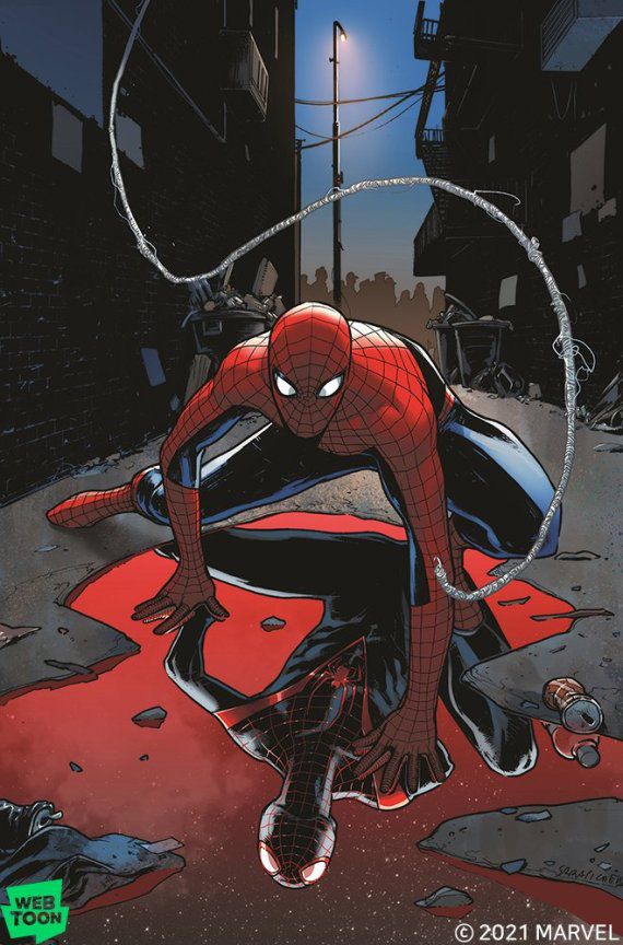 웹툰 '스파이더맨 단편선' /사진=네이버웹툰