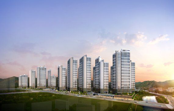 반도건설 신경주역세권 공동주택 투시도