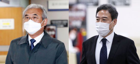 '사법농단' 의혹에 연루된 이민걸 전 법원행정처 기획조정실장, 이규진 전 대법원 양형위원회 상임위원. /사진=뉴시스