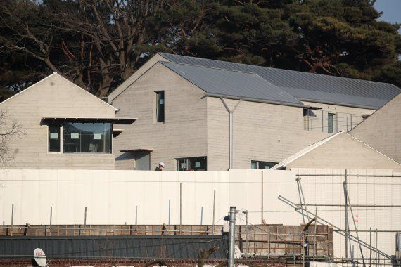 10일 오후 양산 하북면에 위치한 문재인 대통령의 퇴임 후 거주할 사저의 모습이다. 2022.2.10.사진=뉴스1화상