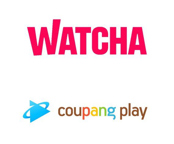왓챠, 쿠팡플레이 로고. 각사 제공.