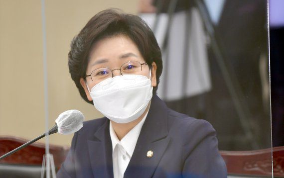 류형근 기자 = 무소속 양향자 의원. 2021.10.18. /사진=뉴시스