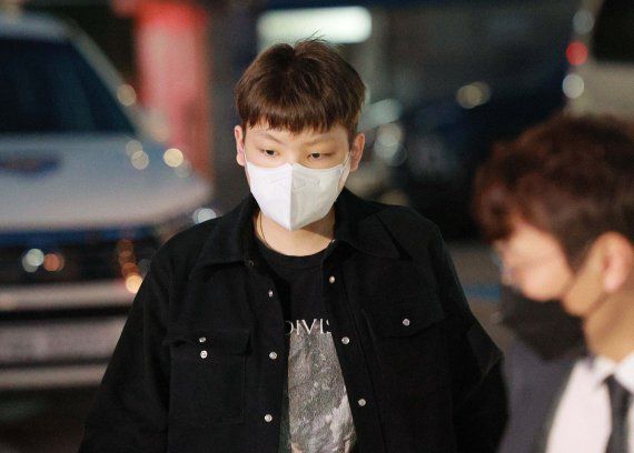 장제원 국민의힘 의원의 아들인 장용준씨가 서울 서초구 서초경찰서에서 경찰 조사를 위해 출석하고 있다. 2021.9.30 /사진=뉴스1