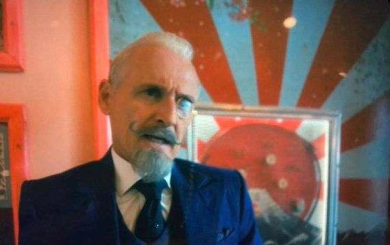 넷플릭스 오리지널 시리즈 '엄브렐러 아카데미' 시즌3에 등장한 욱일기 문양 /사진=넷플릭스, 서경덕