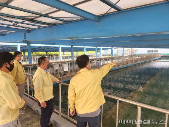 남양주시 취-정수장 현장점검. 사진제공=남양주시