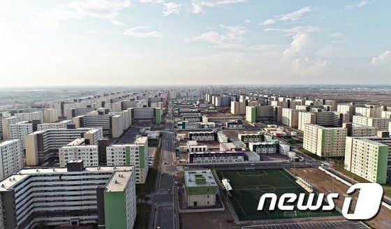 이라크 비스마야 신도시 전경.(제공=한화건설)ⓒ 뉴스1 /사진=뉴스1