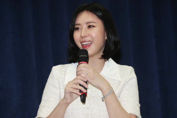 윤지오씨. 2019.4.14/뉴스1 © News1 임세영 기자 /사진=뉴스1