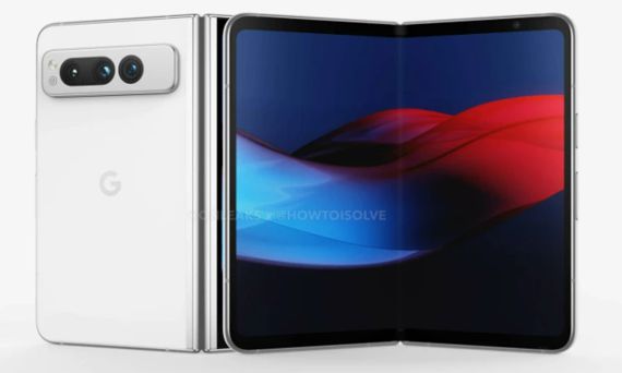 폰아레나가 인용한 '픽셀 폴드' 예상 렌더링 이미지. 폰아레나 캡처                                    폰아레나가 FPT에서 인용한 '픽셀 폴드' 예상 렌더링 이미지. 폰아레나 캡처