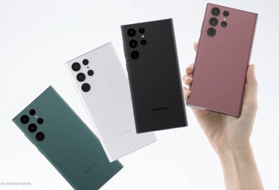 갤럭시S22울트라. 삼성전자 유튜브.