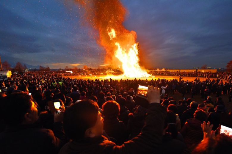 ▲ 부산 사상구 ‘사상전통달집놀이’ 행사 모습. 사상구 제공