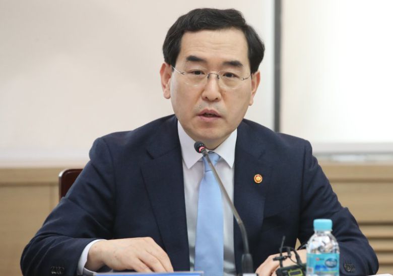 이창양 산업통상자원부 장관이 지난 14일 서울 종로구 정부서울청사에서 열린 범부처 에너지효율혁신협의회에 참석해 발언하고 있다./뉴시