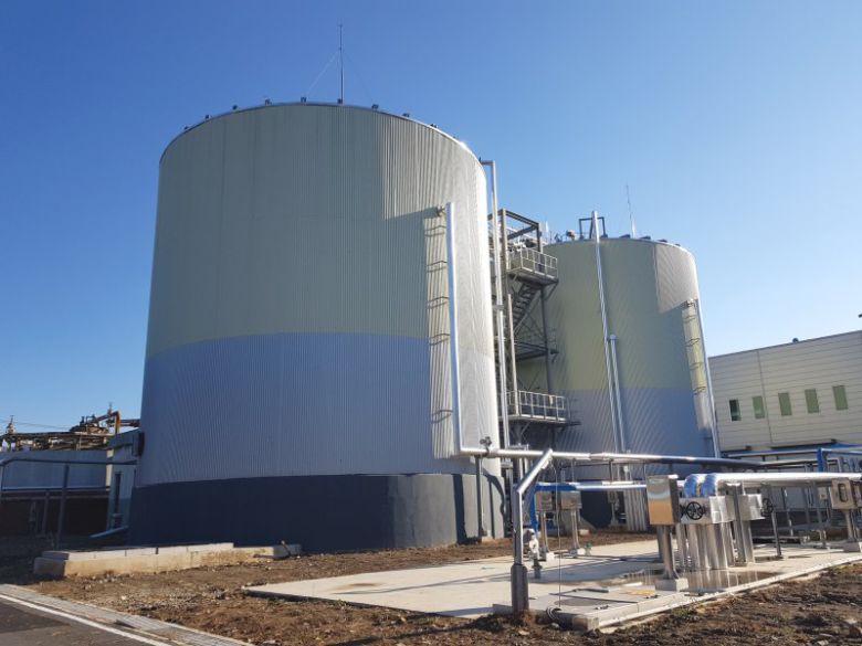 밀양맑은물관리센터 내 혐기성 소화설비(바이오가스화 시설). *재판매 및 DB 금지 /사진=뉴시스