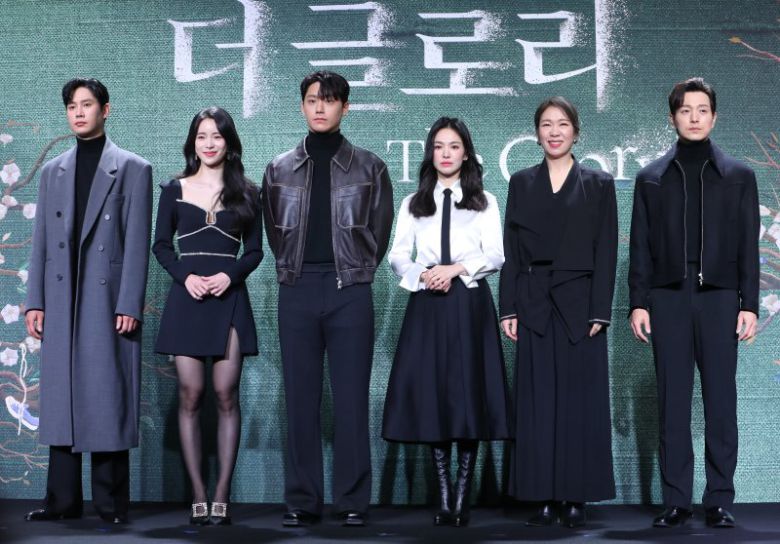 배우 박성훈(왼쪽부터)과 이도현, 임지연, 송혜교, 염혜란, 정성일/뉴스1 ⓒ News1 /사진=뉴스1