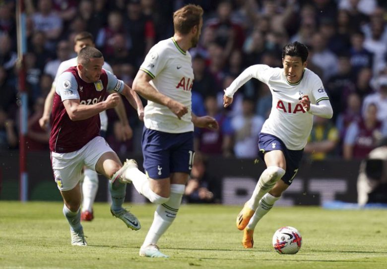 [버밍엄=AP/뉴시스]토트넘 손흥민 질주. 2023.05.13. /사진=뉴시스