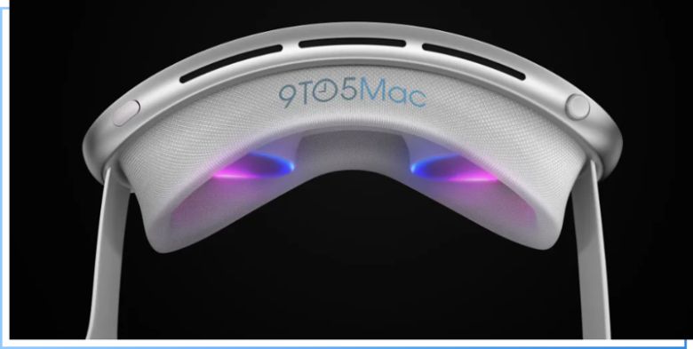 애플의 혼합현실(MR) 헤드셋 '리얼리티 프로' 예상 이미지. 9to5MaC