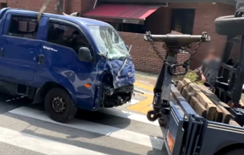 사고 현장. 연합뉴스TV 캡처