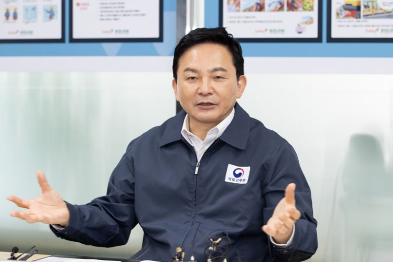 [세종=뉴시스] 강종민 기자 = 원희룡 국토교통부 장관이 지난 10일 세종시 해밀동 공동주택 건설현장을 방문했다. (사진=국토부 제공). 2022.07.10. photo@newsis.com *재판매 및 DB 금지 /사진=뉴시스