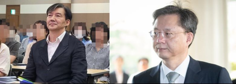 박근혜 정부의 우병우 청와대 민정수석(오른쪽)과 문재인 정부의 조국 민정수석. ⓒ 뉴스1 /사진=뉴스1