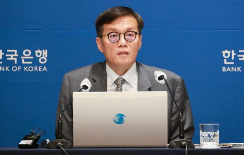 이창용 한국은행 총재가 24일 서울 중구 한국은행에서 열린 통화정책방향 기자간담회에서 발언하고 있다. 2023.8.24 한국은행 제공.