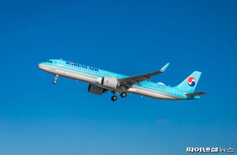 대한항공 에어버스 321네오. 대한항공 제공