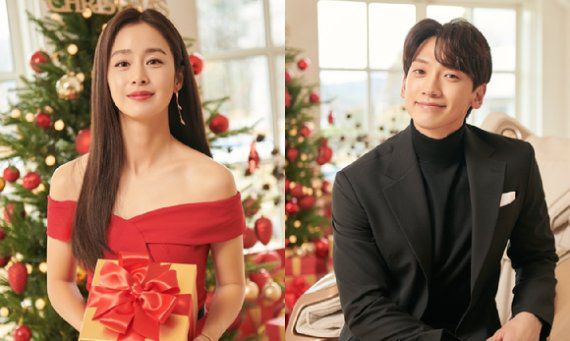 배우 김태희씨와 가수 겸 배우 비(본명 정지훈)부부/사진=KBS2 제공,뉴시스