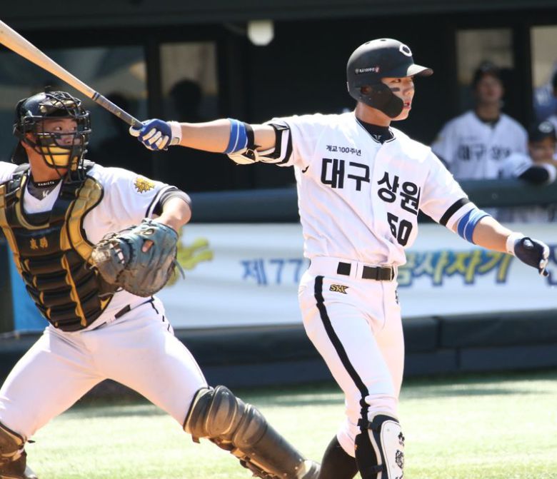 파워가 돋보이는 좌타 코너외야수이기때문에 연고팀 삼성에 썩 잘어울리는 선수라는 예상도 나오고 있다 (사진 = 전상일 기자)