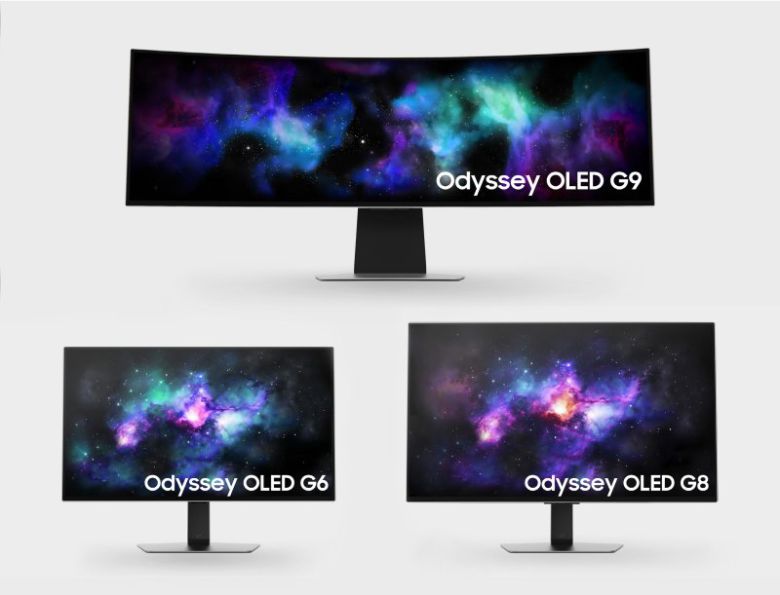 삼성전자의 2024년 게이밍 모니터 '오디세이 OLED' 신제품 3종 이미지. 삼성전자 제공