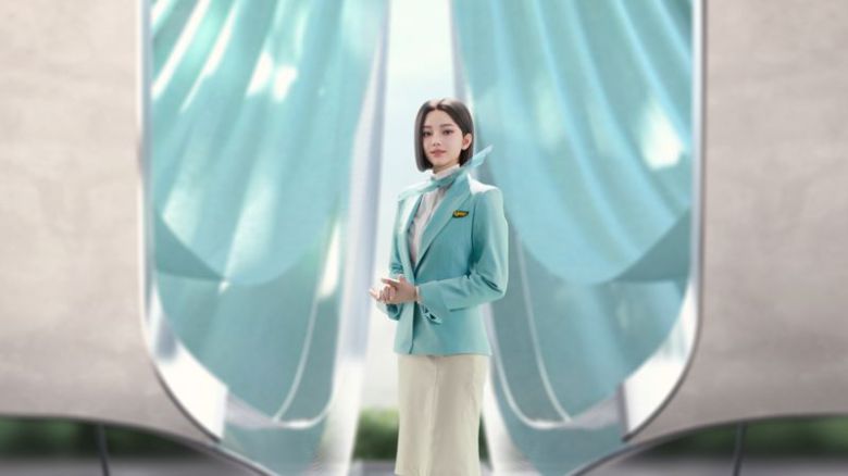 영상에 등장하는 버추얼 휴먼 ‘리나’/ 사진=넷마블 제공