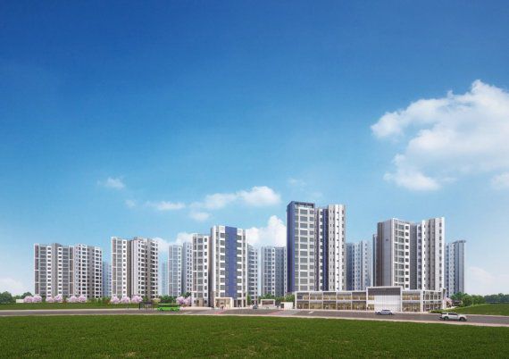 <부산에코델타시티 디에트르 그랑루체 투시도>