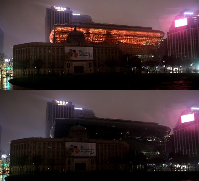 지난해 진행된 어스 아워(Earth hour) 행사 모습. WWF 제공