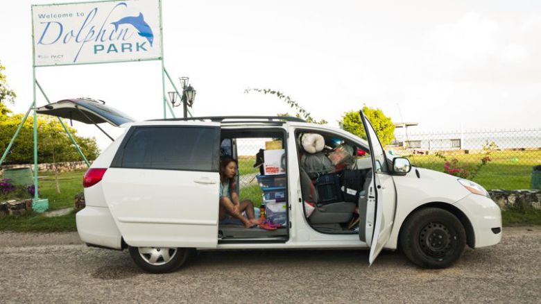 지난 2011년 첫 세계여행 당시 미국에서 중고로 구입한 밴. 사진=김태원(tan)