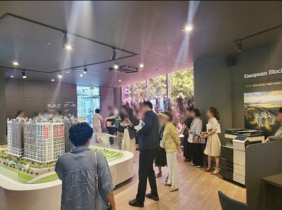 사진=빌리브 명지 듀클래스 하단역 홍보관 집객 이미지