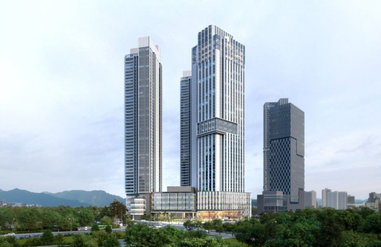 서울 성동구 뚝섬지구 특별계획구역 복합빌딩 투시도. 서울시 제공