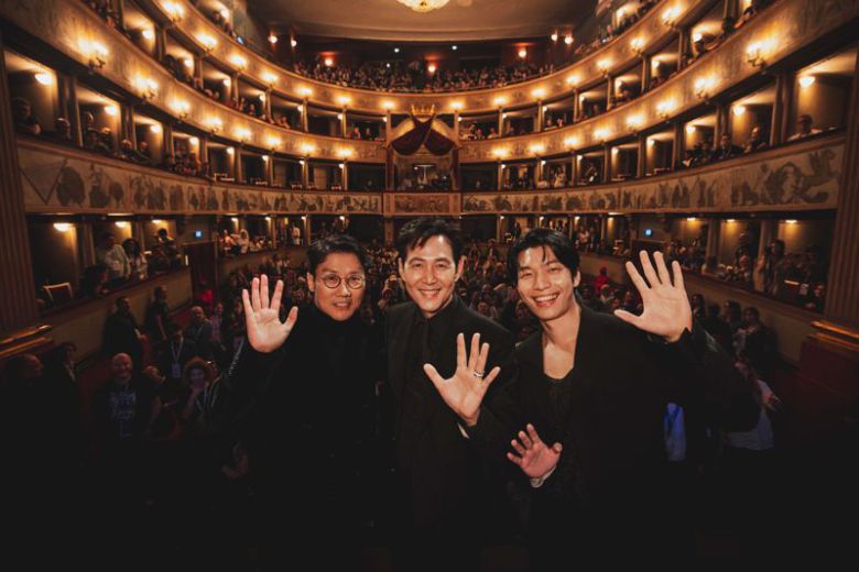 '오징어 게임 시즌2' 이탈리아 현지 홍보 현장. 넷플릭스 제공.