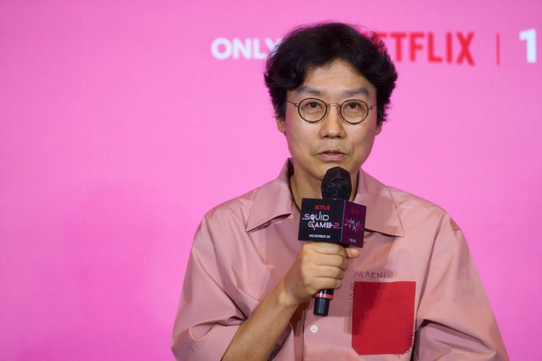 지난 8월 열린 '오징어 게임' 시즌2 기자간담회. 넷플릭스 제공