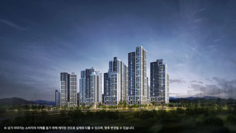 e편한세상 명덕역 퍼스트마크 투시도. DL이앤씨 제공