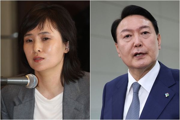 란 우두머리 혐의로 제포된 윤석열 대통령이 신정아 전 동국대 교수의 학력위조 등을 조사한 당시의 이야기가 회자되고 있다.사진=연합뉴스