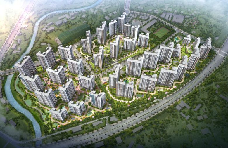 청주 신분평 도시개발 사업 조감도. HMG그룹 제공